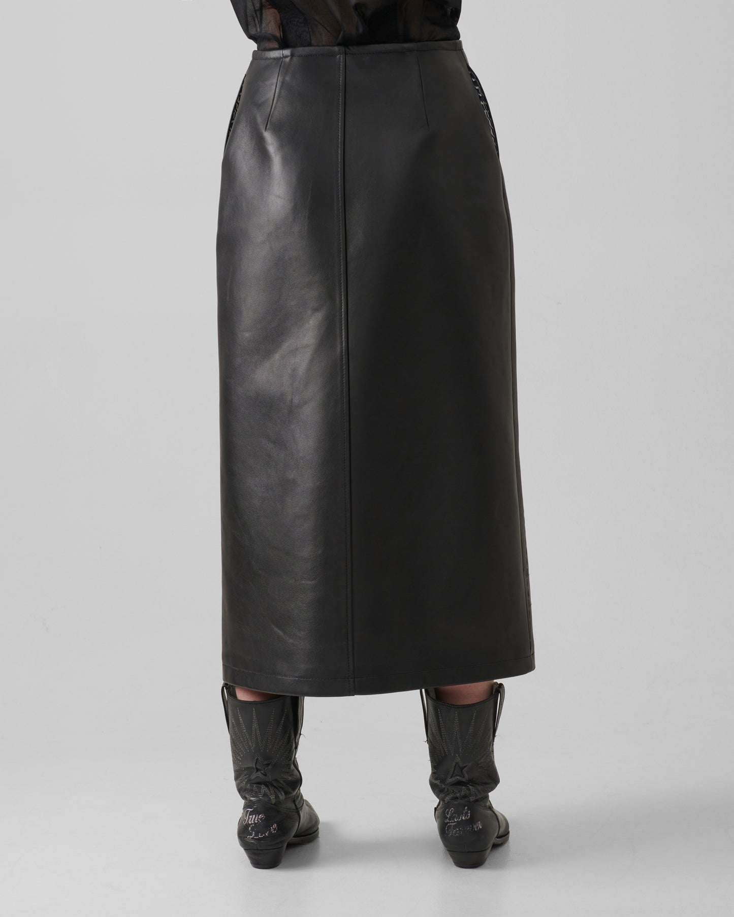 Blueprint Skirt Leather