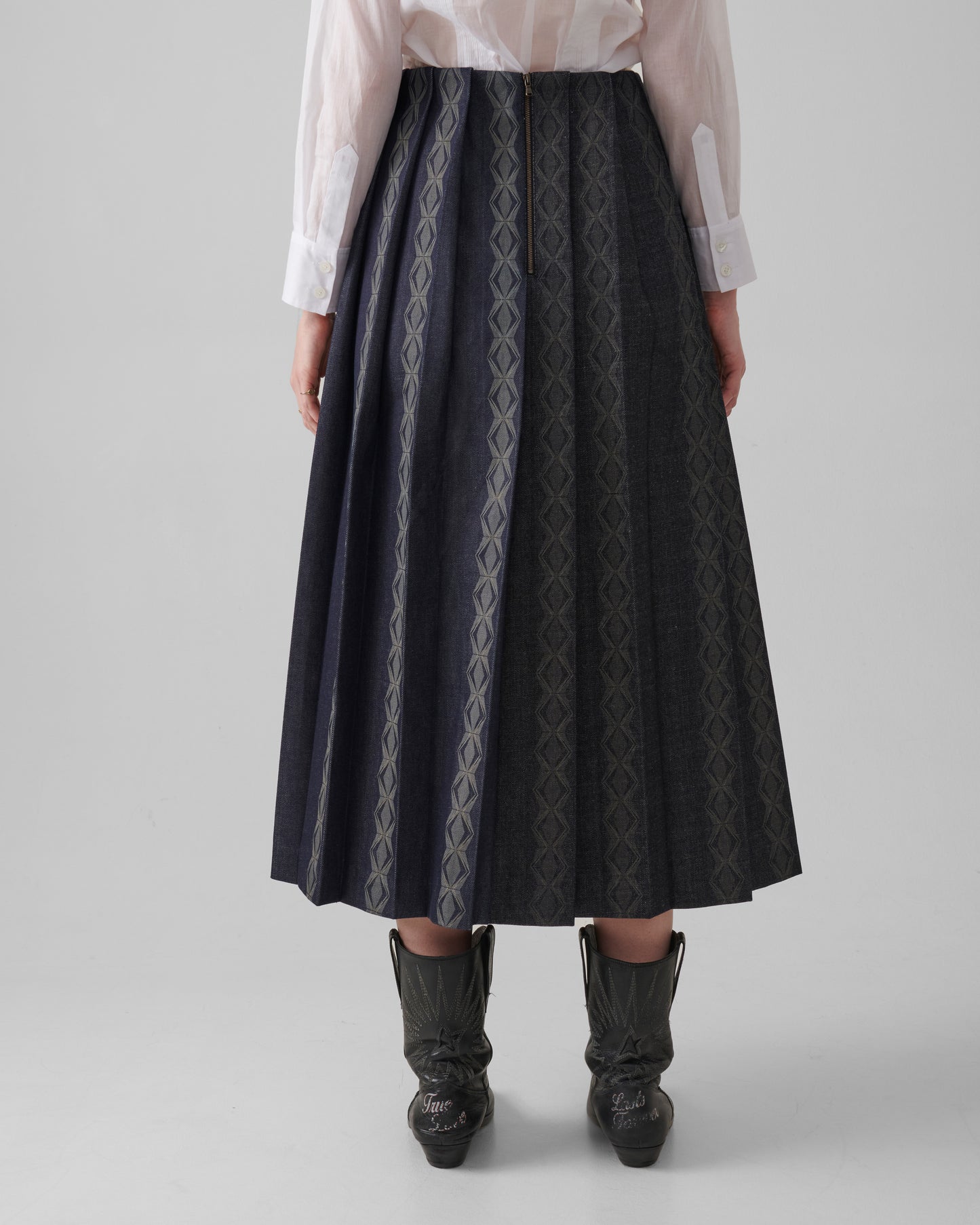 Deco Pleated Skirt
