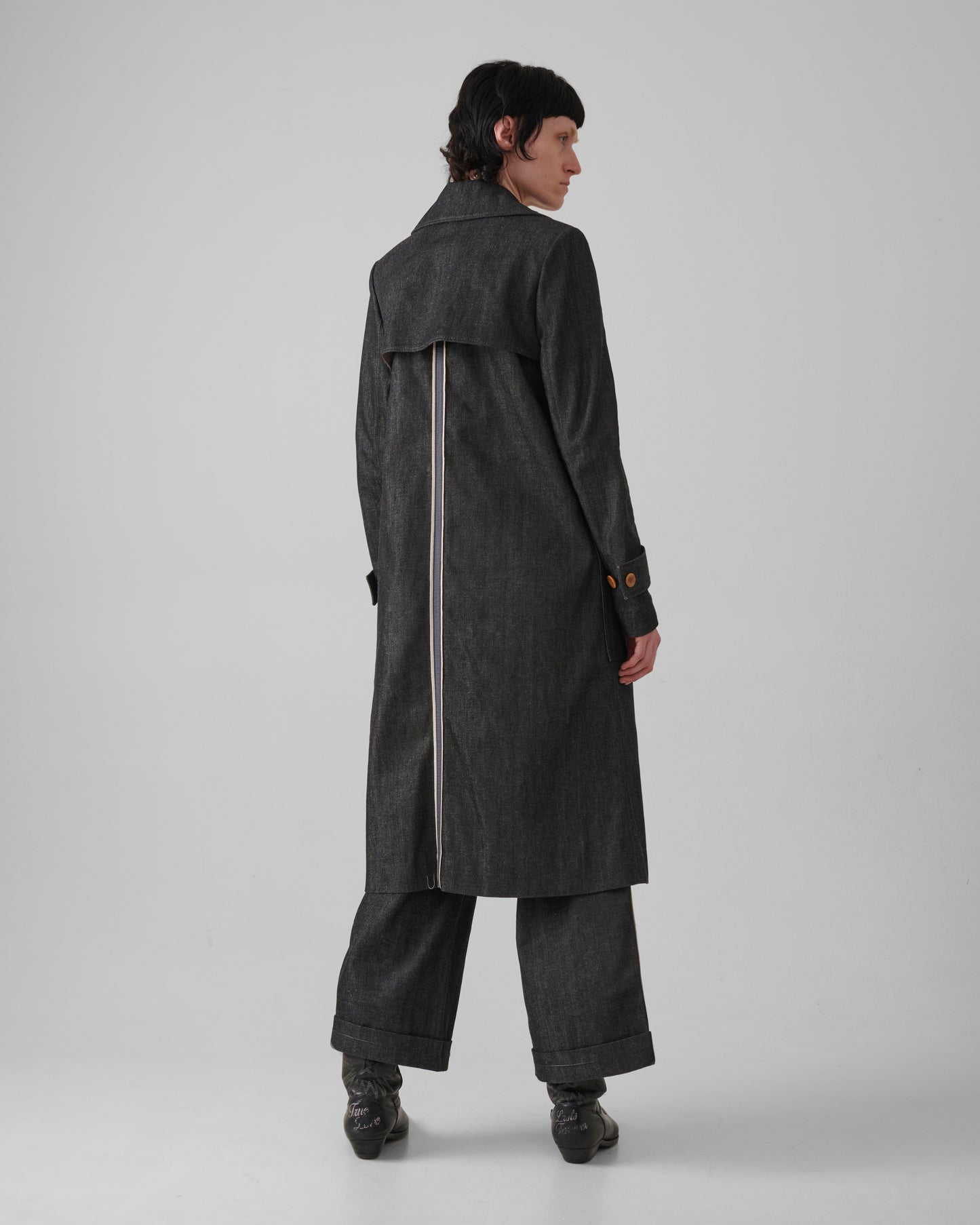 Iconico Denim Collector Trench Coat