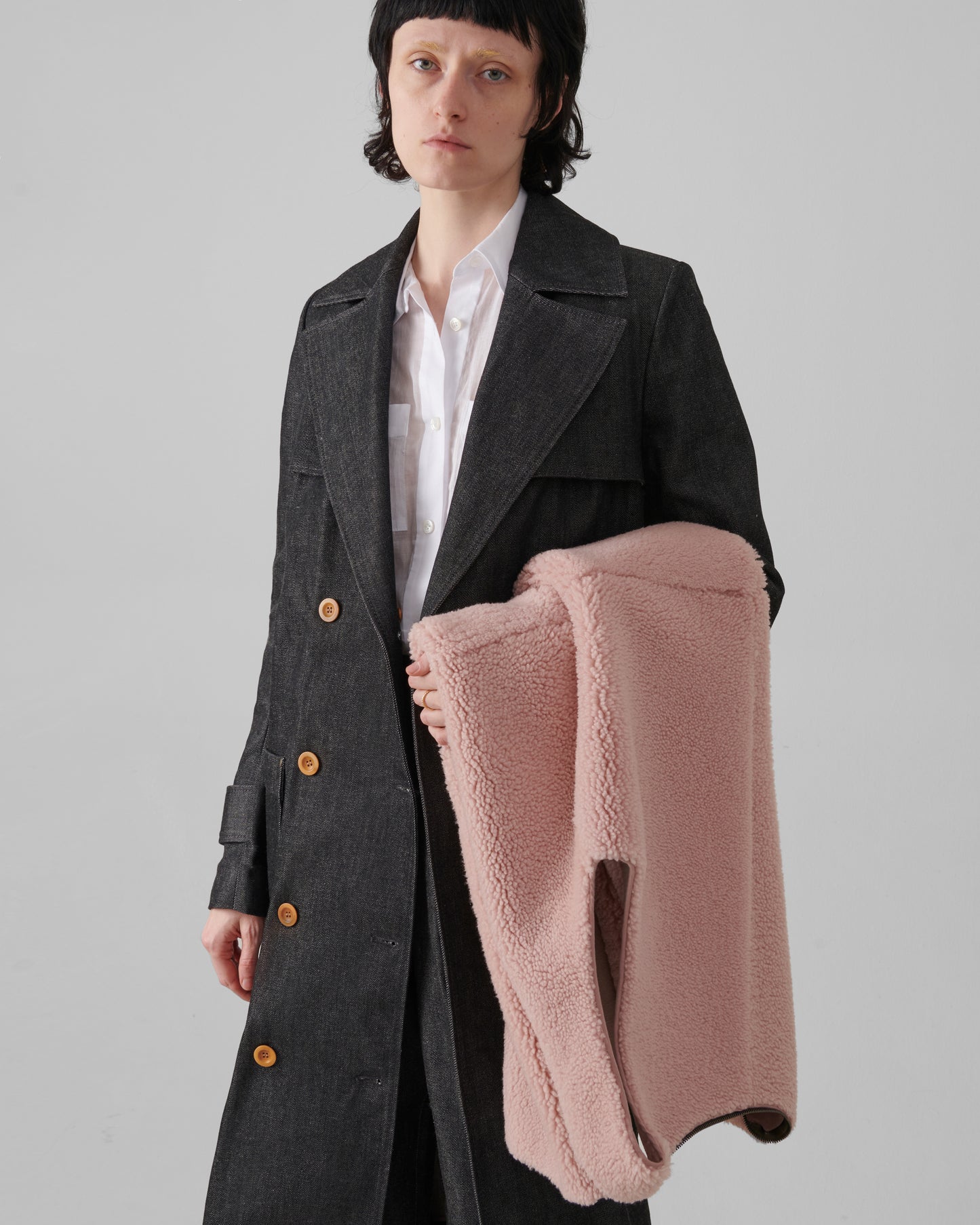 Iconico Denim Collector Trench Coat