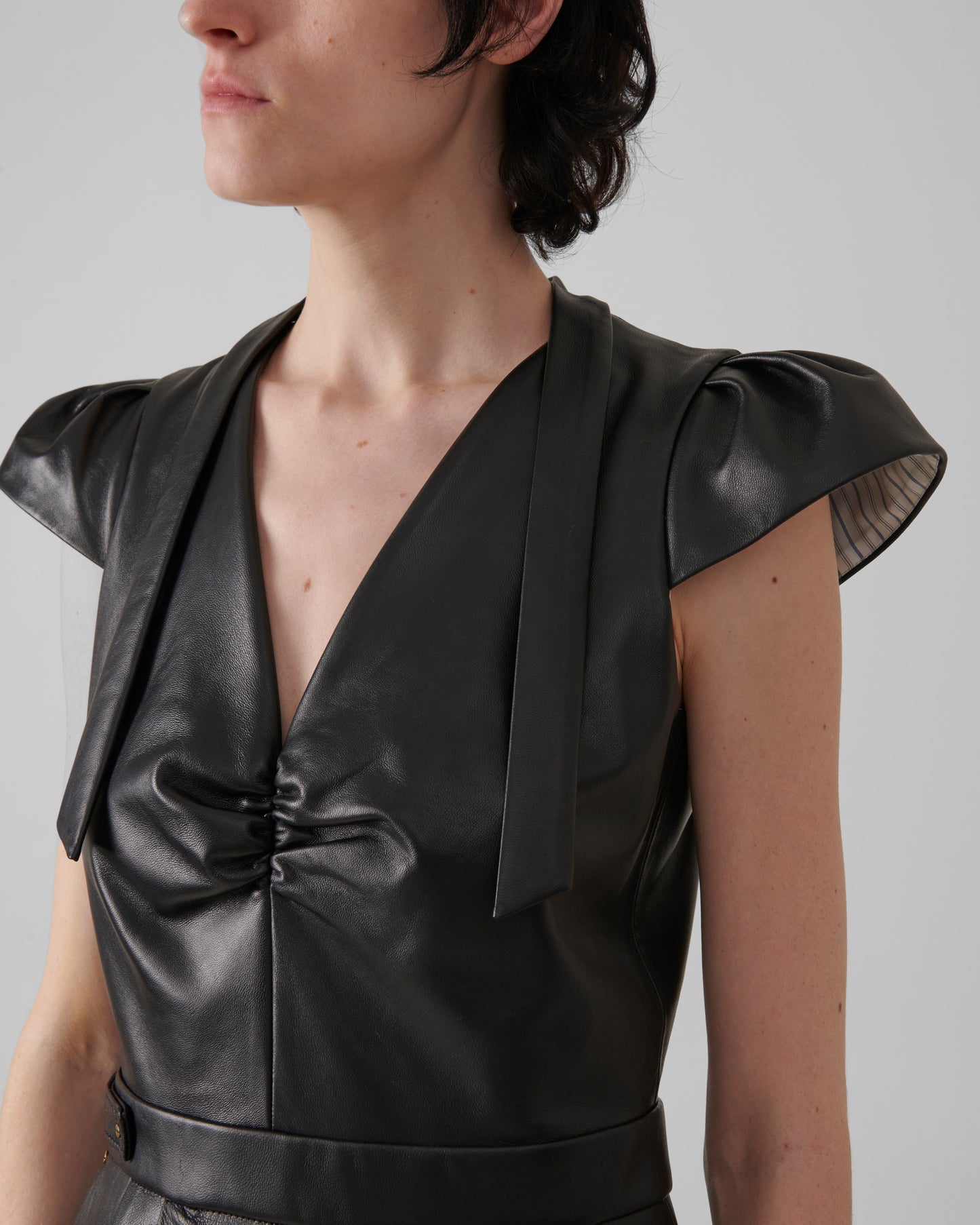 Iconico Leather Jumpsuit Day