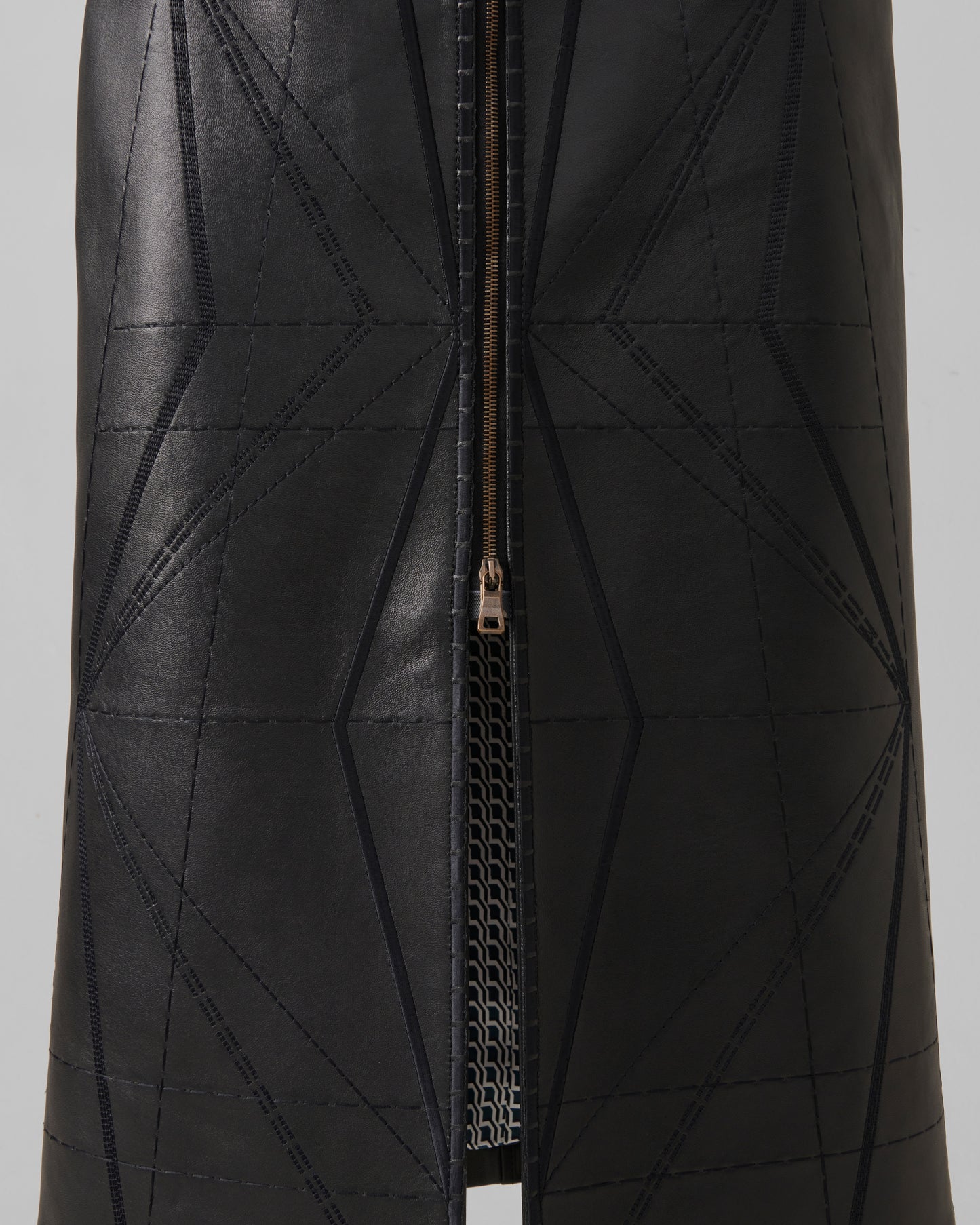Blueprint Skirt Leather