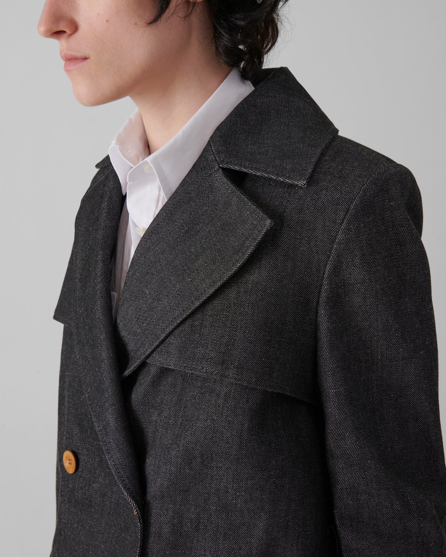 Iconico Denim Collector Trench Coat