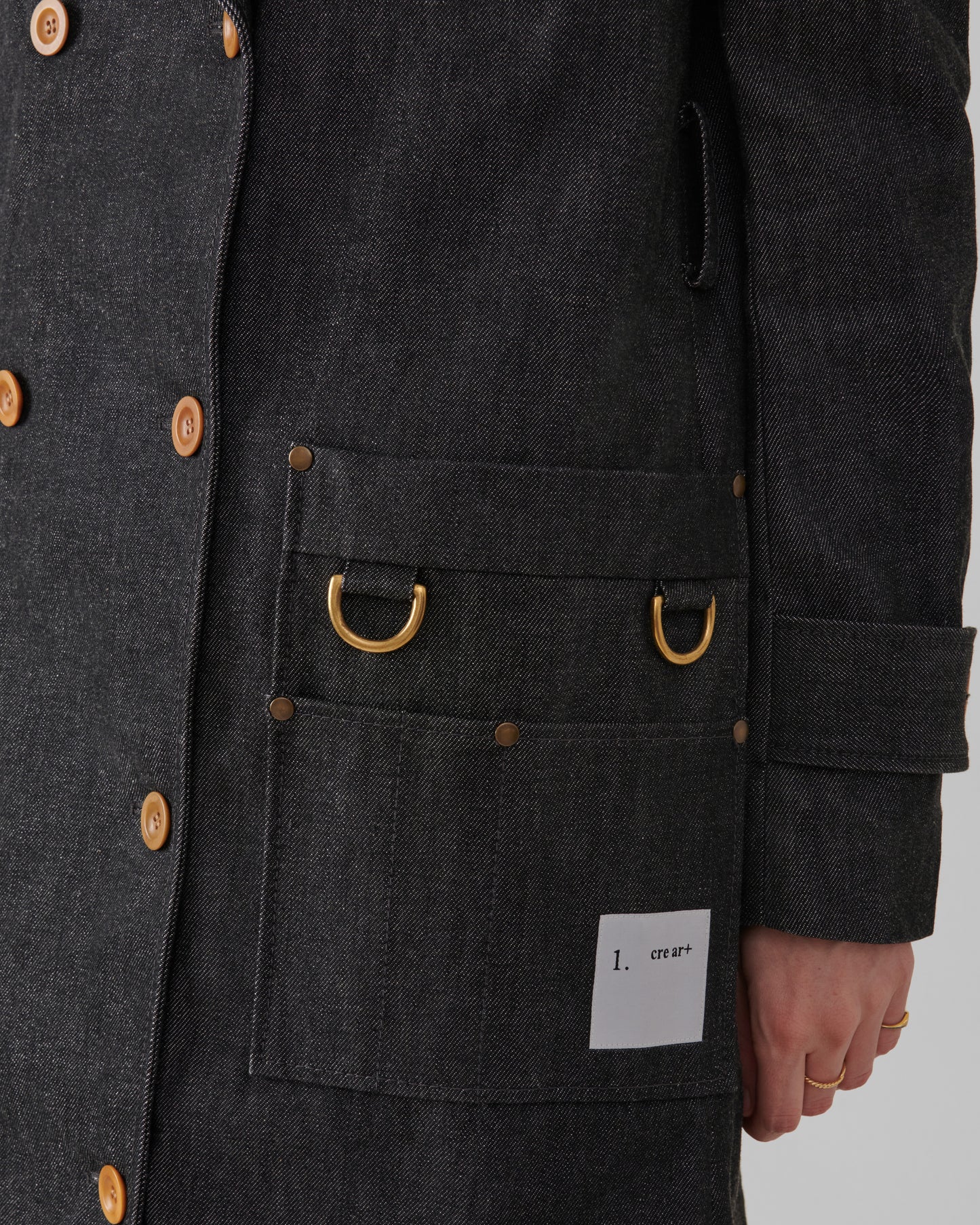 Iconico Denim Collector Trench Coat
