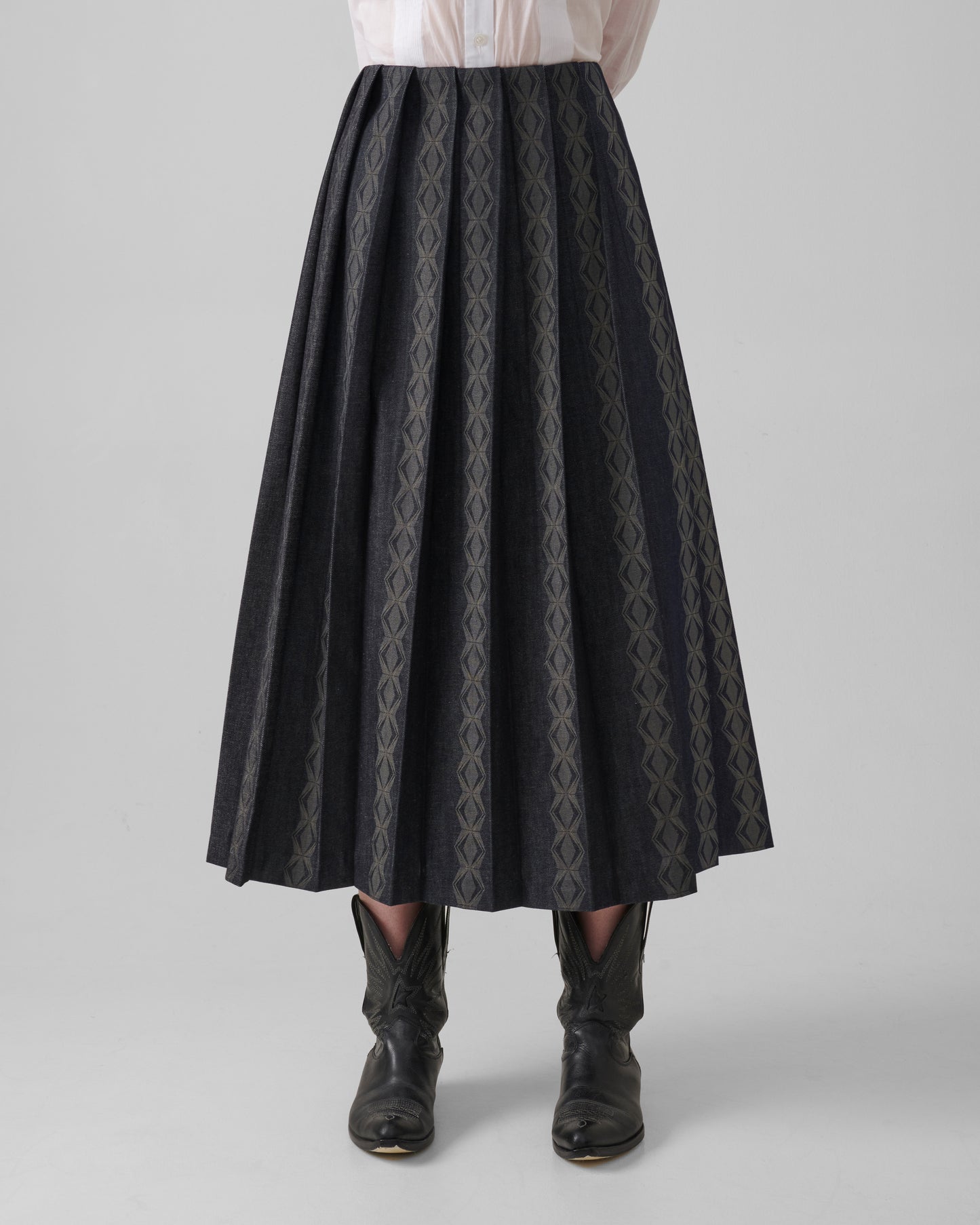 Deco Pleated Skirt