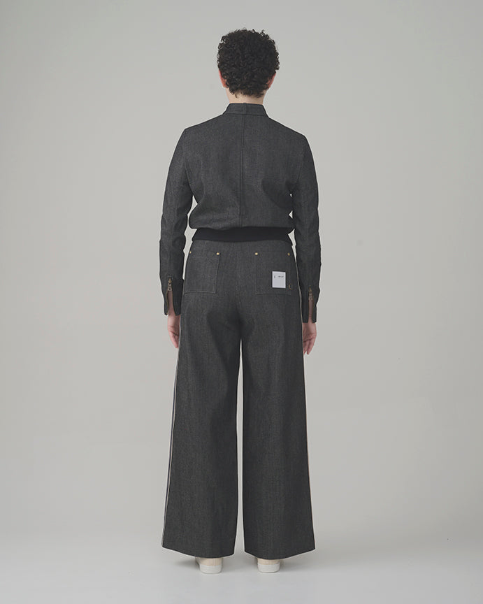 Collector Bomber in Selvage Denim