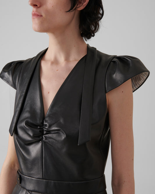 Iconico Leather Jumpsuit Day