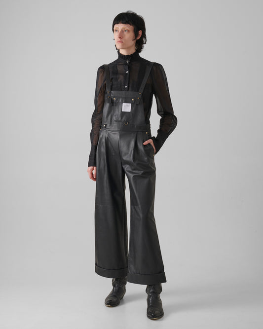 Iconico Leather Overlalls