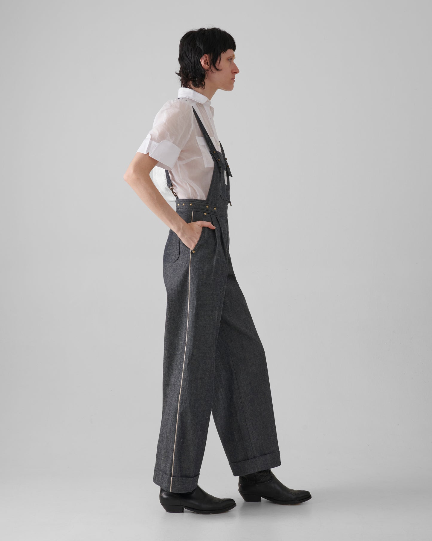 Iconico Denim Overalls